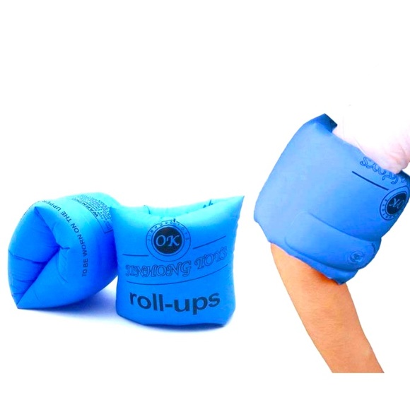 🌟5/$15 🆕Durable Kids Swimming Arm Floaties/“Roll Ups” - Picture 1 of 4